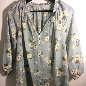 New-Floral Top size S-Modcloth